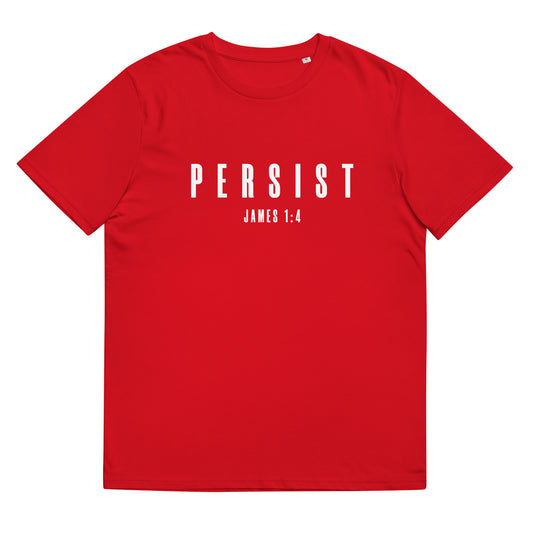 Persist Red & White Tshirt